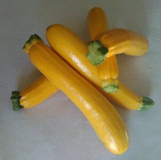 Courgettes jaunes